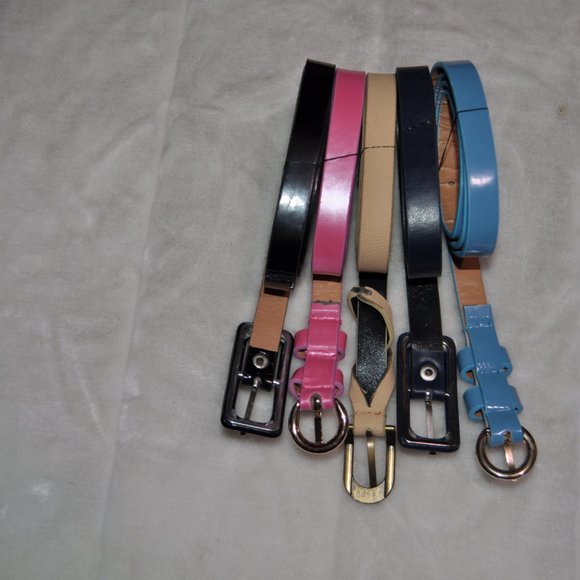 Belt retro vintage women's lot of Five belts X $6 brand new. - Picture 3 of 3